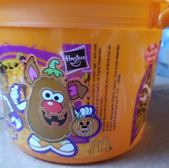 Vtg y2k Gemmy McDonald's Hardee's Vampire Charlie Brown Mr. Potato Head buckets - Picture 6 of 10